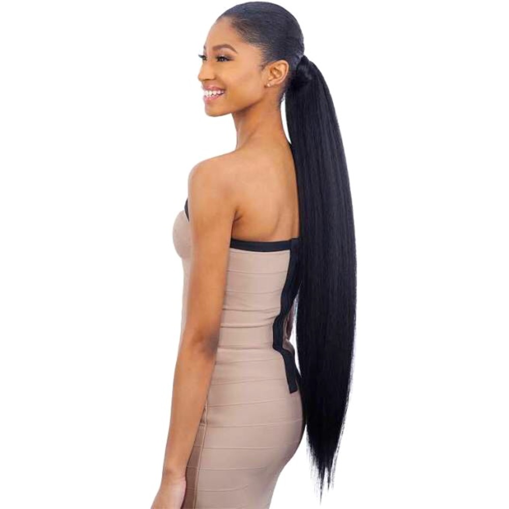 Quick wrap ponytail
